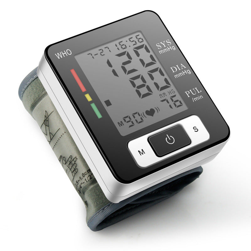 Wrist Electronic Blood Pressure Monitor for Accurate Readings global-swanky 1