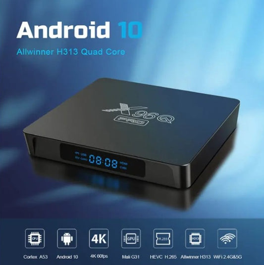X96 Box Pro – 4K Streaming, Fast Performance & Smart TV Upgrade 
Global swanky 3