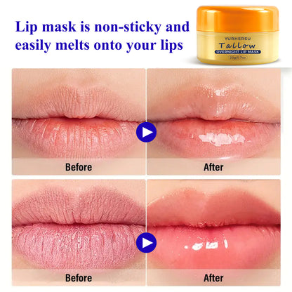 Yurhersu Cow Fat Lip Mask for Soft Hydrated Daily Lip Care globalswanky 03