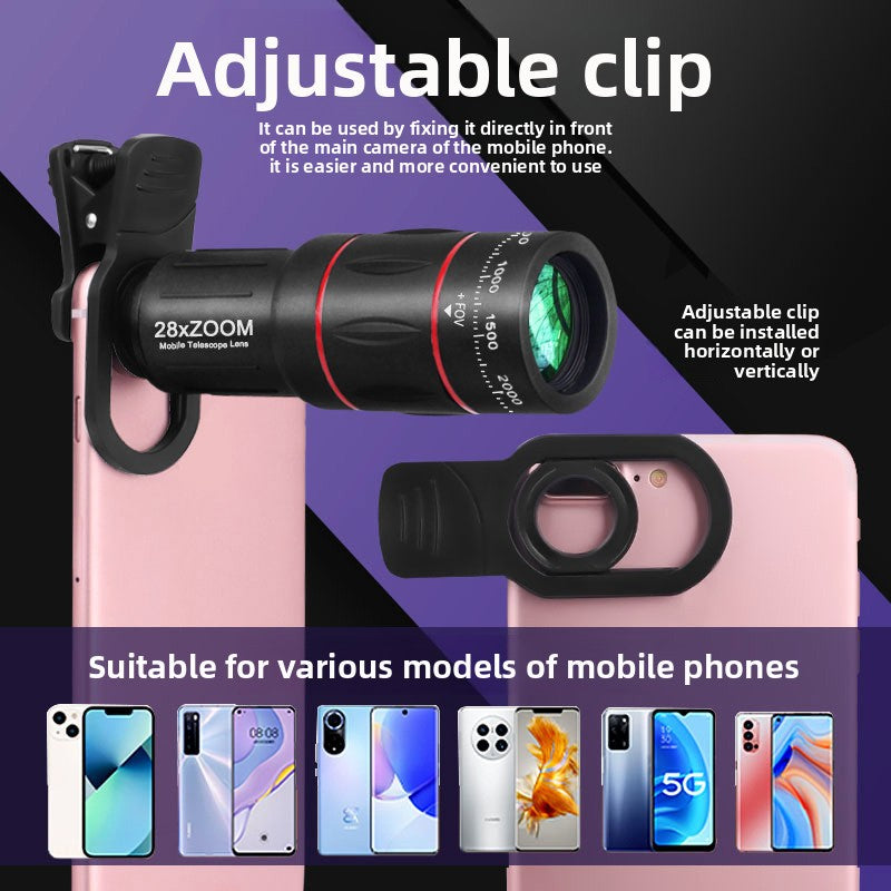 Zoom Telephoto Lens for Smartphone – HD Clip On Phone Lens global Swanky 04