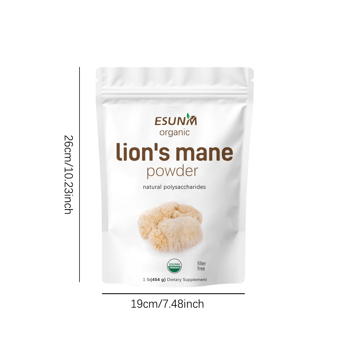 Organic Lion’s Mane Mushroom Powder – Natural Health Boost
