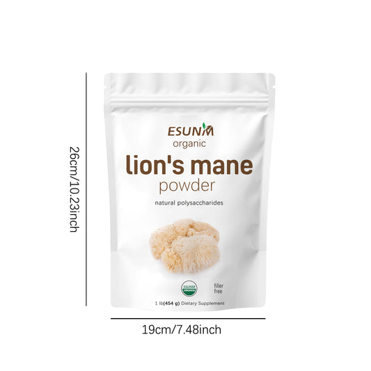 Organic Lion’s Mane Mushroom Powder – Natural Health Boost