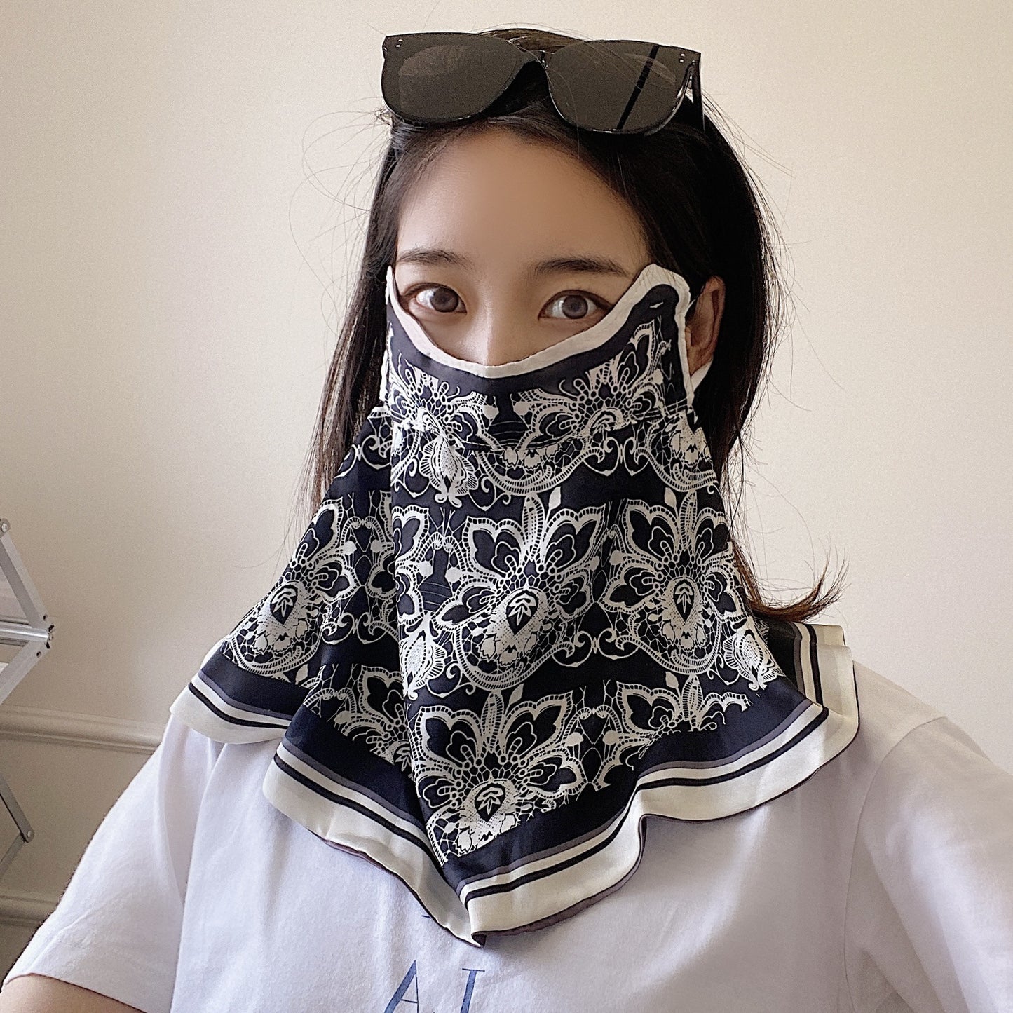 Buy Female Printed Breathable Eye Corner Protection Summer Mask