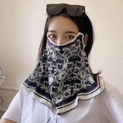 Buy Female Printed Breathable Eye Corner Protection Summer Mask