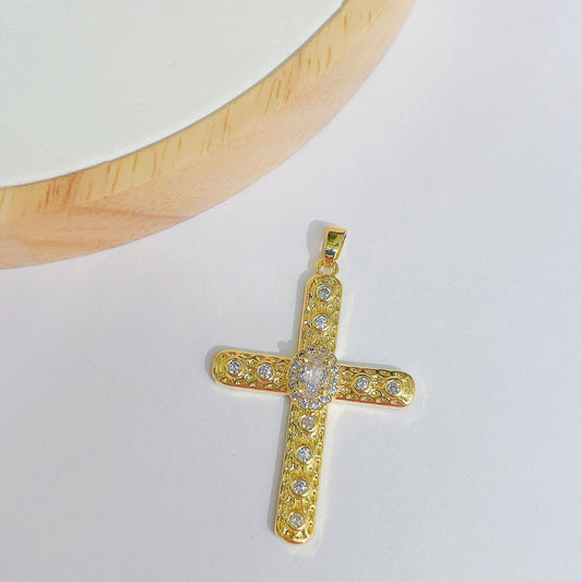 Buy Punk Retro Hip Hop Personalized Cross Pendant Necklace