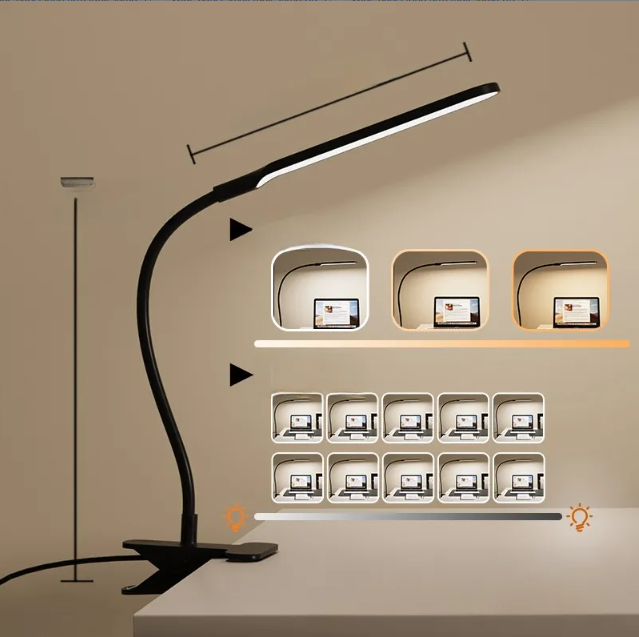 Adjustable Eye Protection Desk Lamp for Study and Office