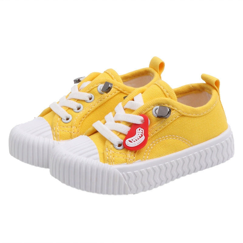 Buy Autumn Korean Style Children's Candy Colored Canvas Shoes