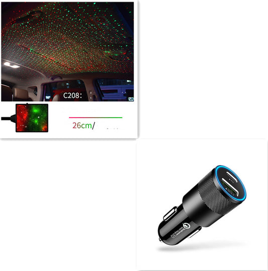 LED Star Light Projector for Party & Car Interior Lighting