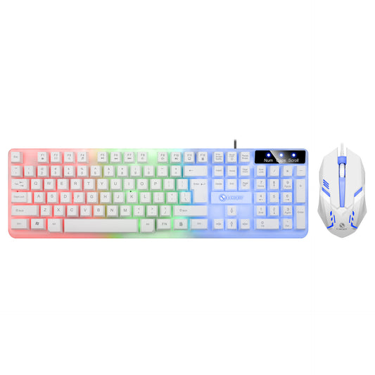 USB Wired Gaming Keyboard and Mouse Set for Comfort & Control