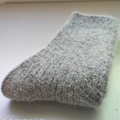 Rabbit Wool Blend Fleece Lined Winter Socks Warm Daily Wear