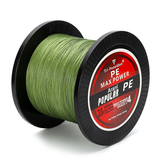 4-Strand Braided PE Fishing Line 300M – High Strength, Strong Pull & Ultra Durable Main Line