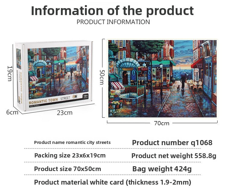 Landscape Art Jigsaw Puzzle for Creative Relaxing Play