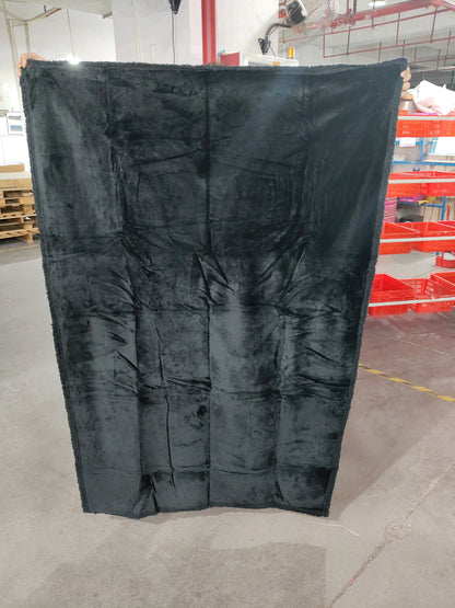 Buy Flannel Cotton Wool Sherpa Thick Pet Blanket for Dog Kennel