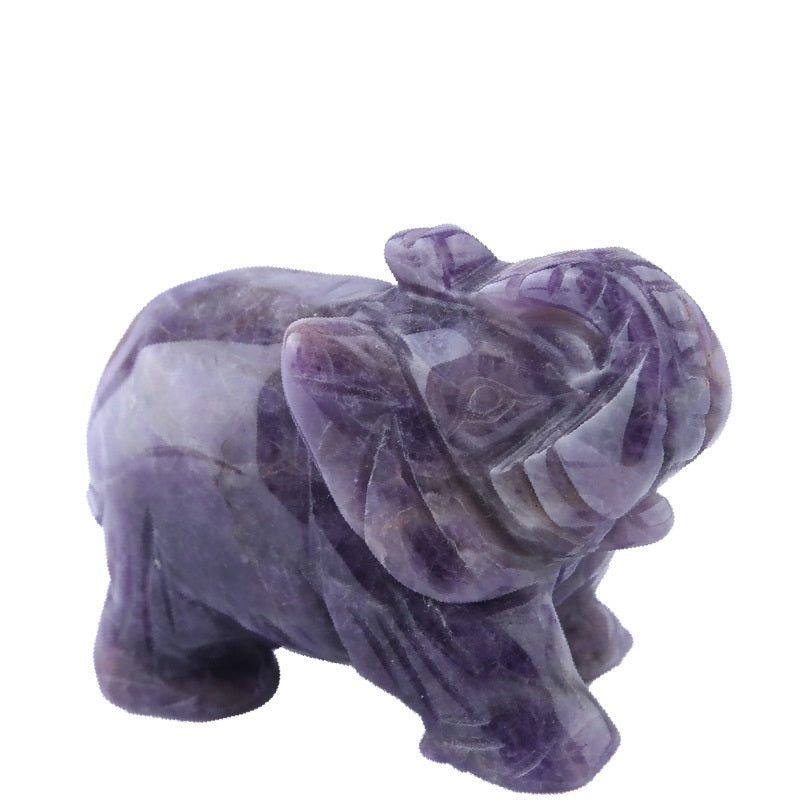 Natural Crystal - Figurine Rose Quartz, Amethyst Obsidian