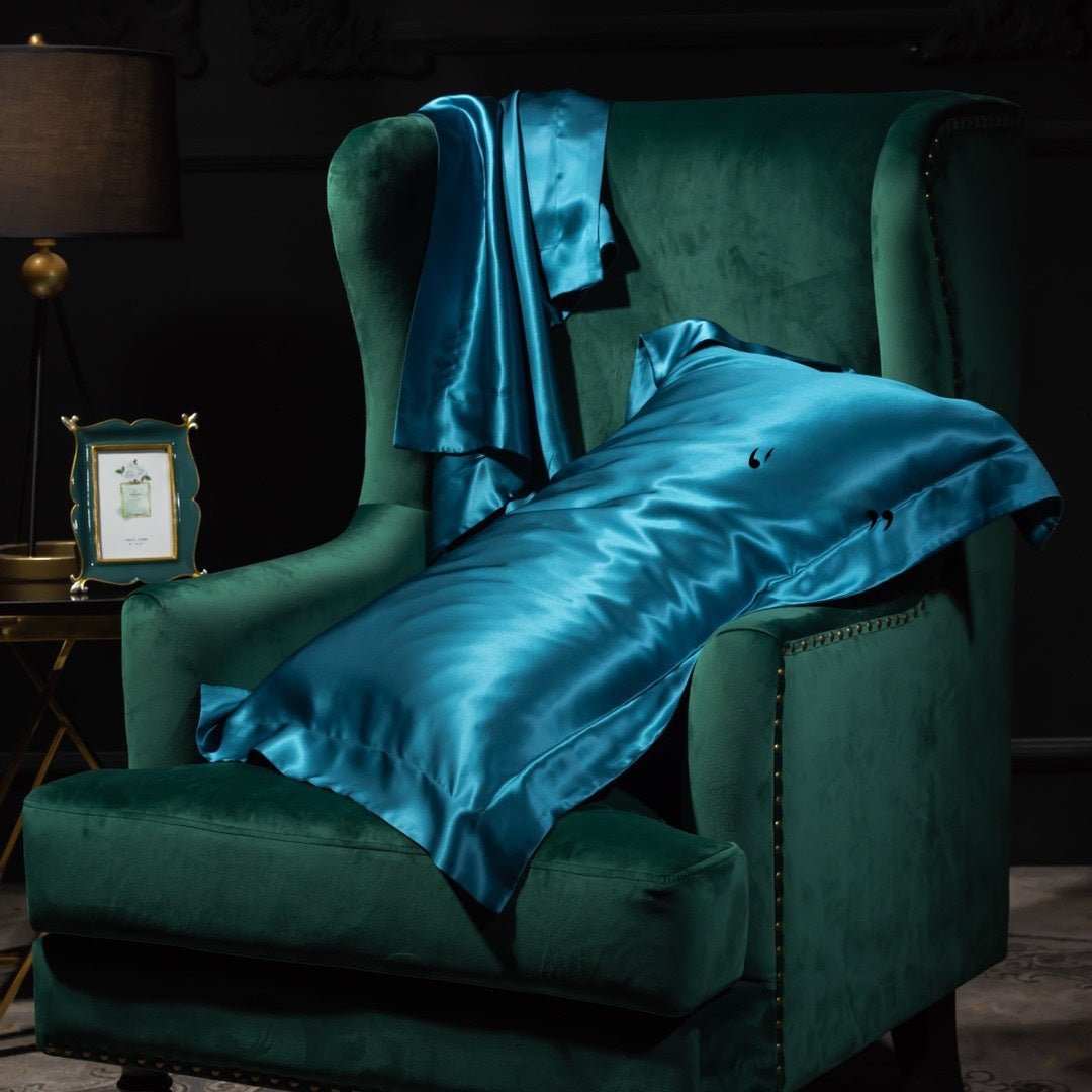 Pure Silk Pillowcase for Smooth Hair and Soft Skin Sleep US