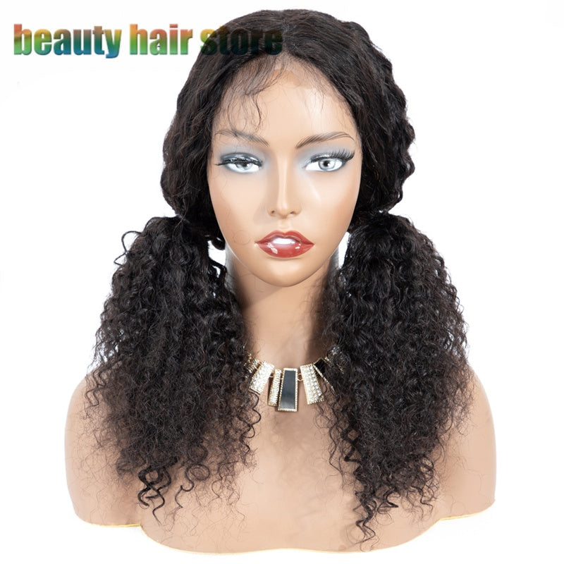 Brazilian Curly Lace Front Human Hair Wigs Natural Style
