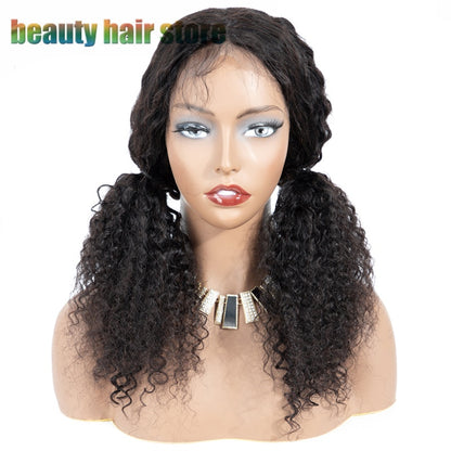 Brazilian Curly Lace Front Human Hair Wigs Natural Style