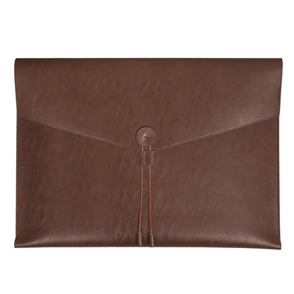 A3 Leather Tie Closure Document Folder