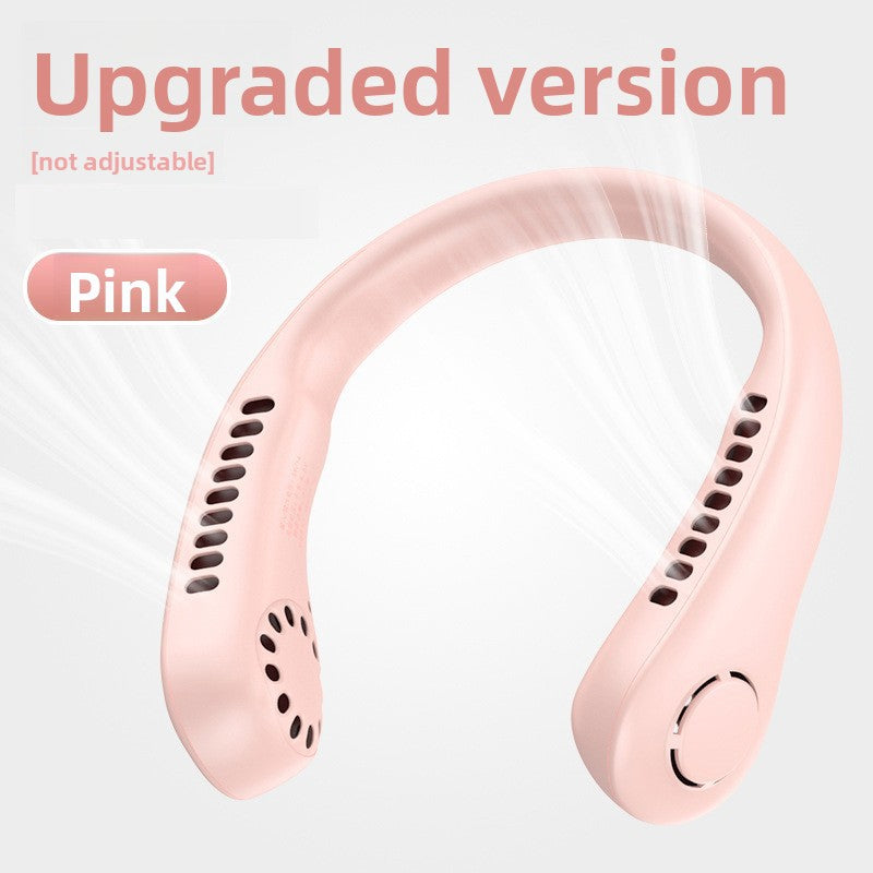 Portable Bladeless Neck Fan with USB Charging and Airflow