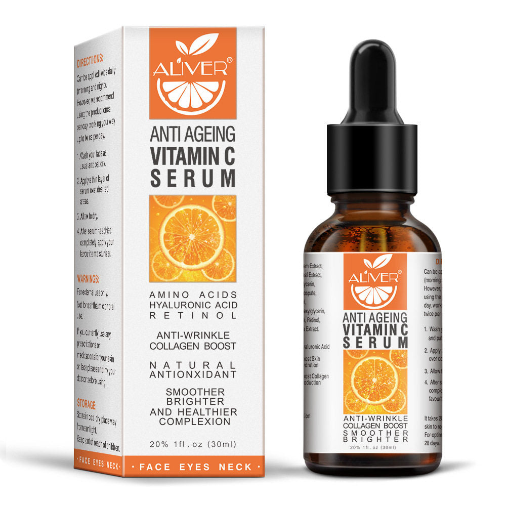 Organic Vitamin C Anti-Aging Facial Serum for Radiant Skin