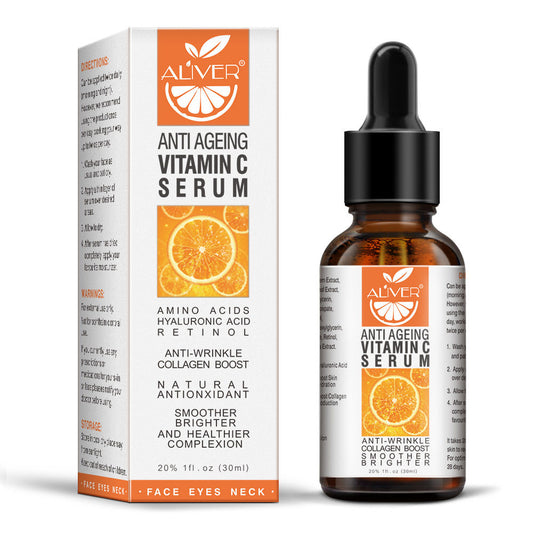 Organic Vitamin C Anti-Aging Facial Serum for Radiant Skin