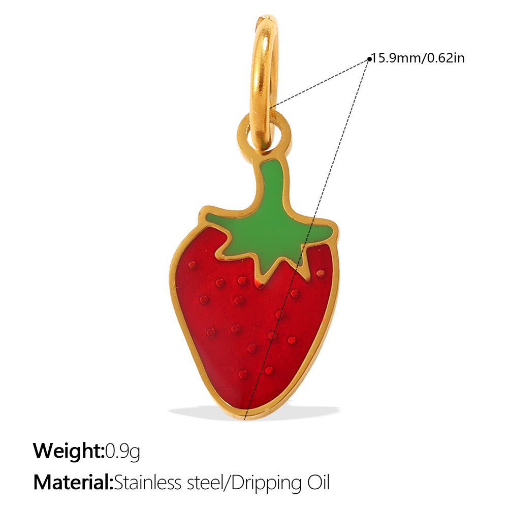 Colorful Drip-Oil Pendant Stylish Necklace Designed for Women