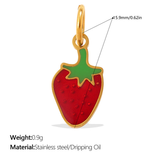 Colorful Drip-Oil Pendant Stylish Necklace Designed for Women