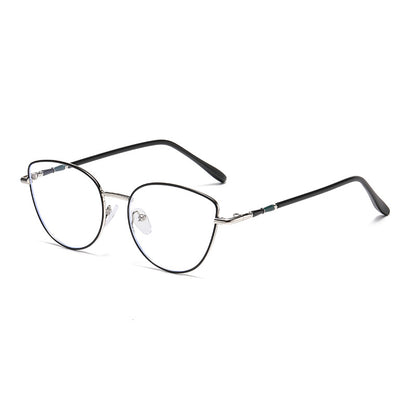 Cat-Eye Photochromic Eyeglasses Anti-Blue Light Protection