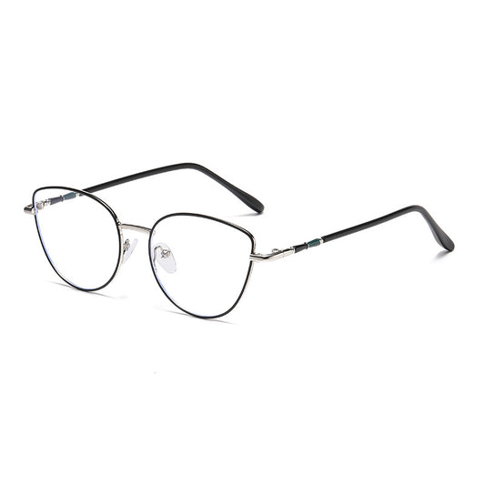 Cat-Eye Photochromic Eyeglasses Anti-Blue Light Protection