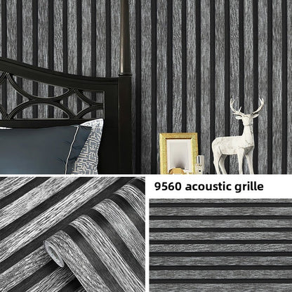 Imitation Grille Background Wall Wallpaper for Home Decor