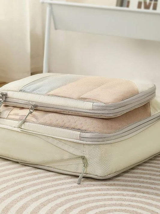 Compression Packing Cubes for Suitcases and Travel Bags Set