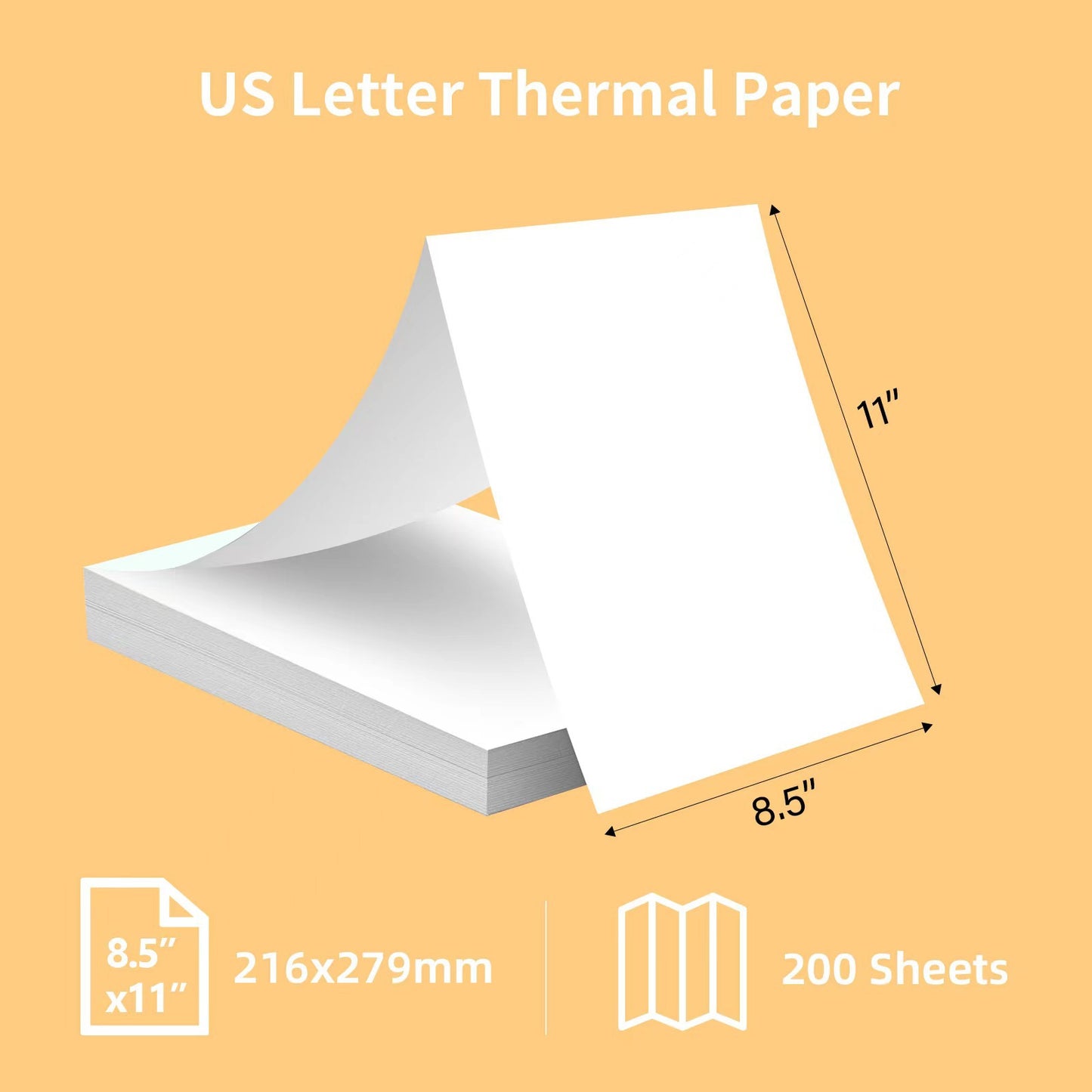 A4 Foldable Thermal Paper Roll