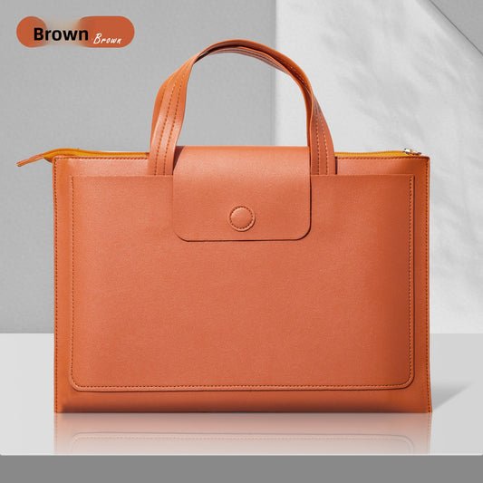 A4 Leather Document Bag
