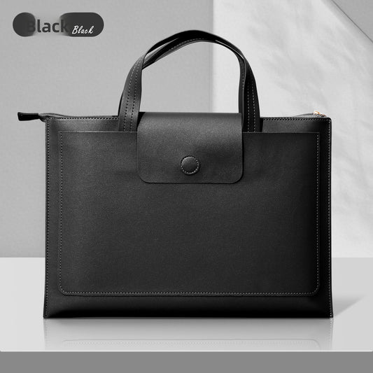 A4 Leather Document Bag