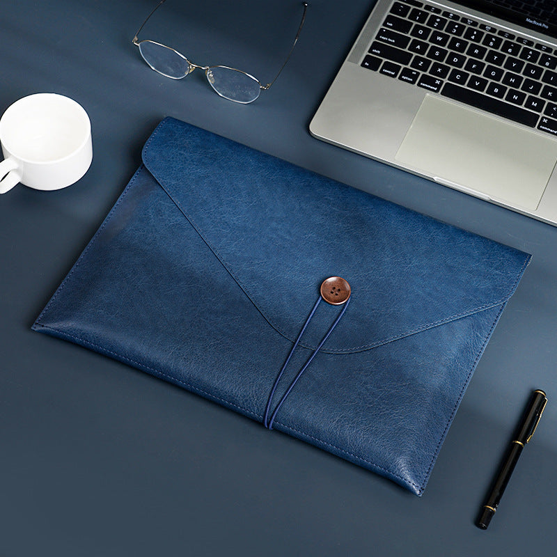 A4 Leather Document File Folder