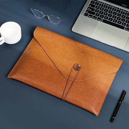 A4 Leather Document File Folder