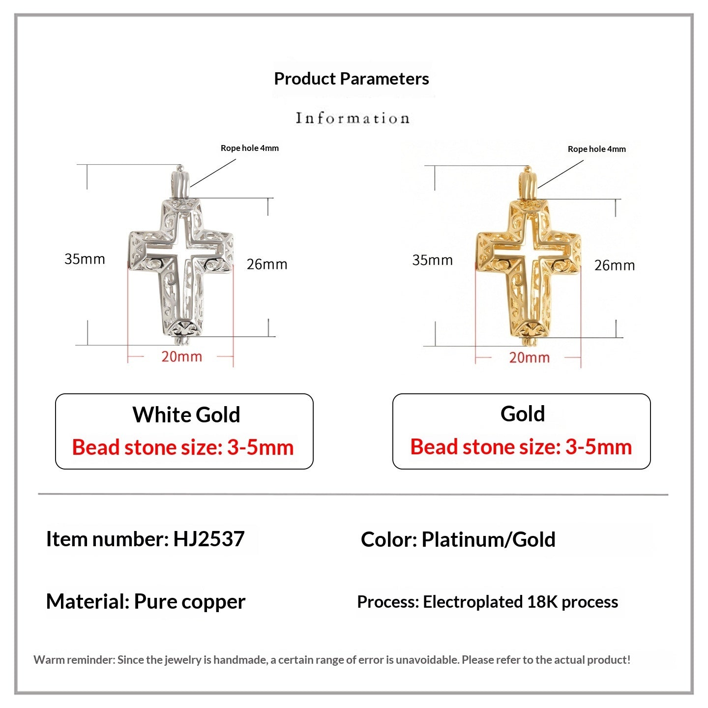 Buy Pearl Handcrafted Cross Pendant Necklace Openable Design