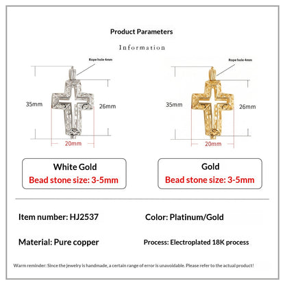 Buy Pearl Handcrafted Cross Pendant Necklace Openable Design