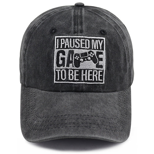 2pcs Adjustable Embroidered Gamer Baseball Cap for Men Women