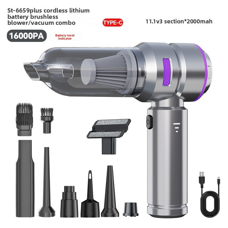 Cordless Car Vacuum Cleaner with Blowing Function Portable