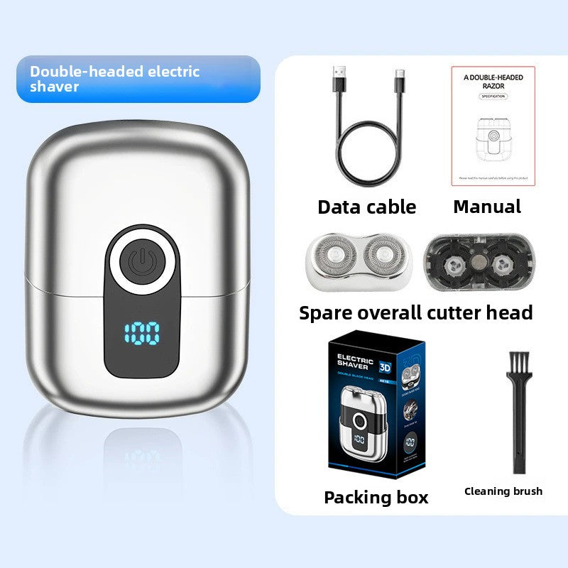 Men's Electric Mini Razor for Convenient Travel Grooming