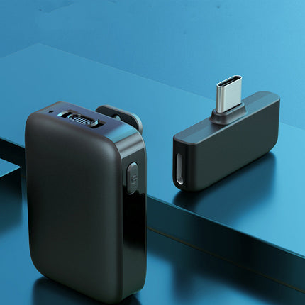 Wireless Lavalier Microphone – Dual Core Noise-Cancelling Mic