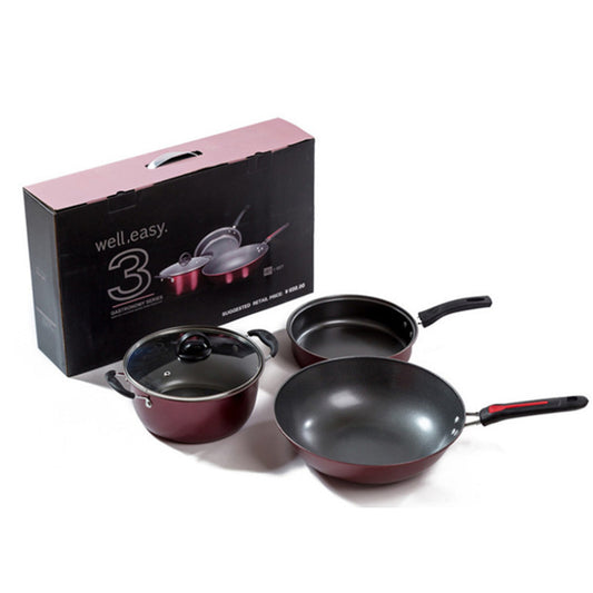 Nonstick Cookware Set Durable Pots and Pans for Home Meals