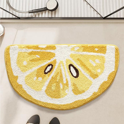 Buy Lemon Fruit Bath Mats for Stylish Bathroom Decor