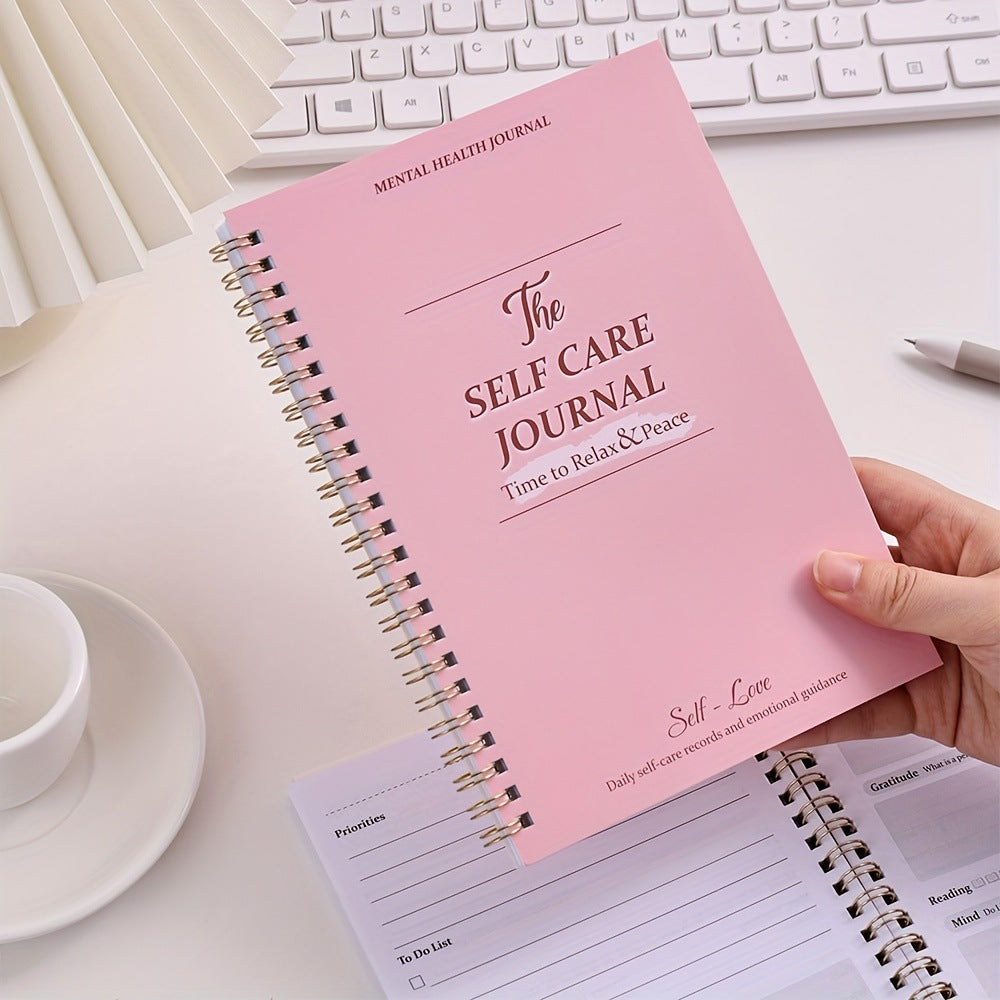A5 Self-Care Diary Planner with Prompts