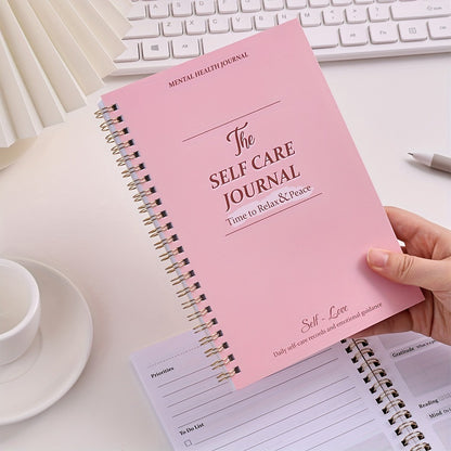 A5 Self-Care Diary Planner with Prompts
