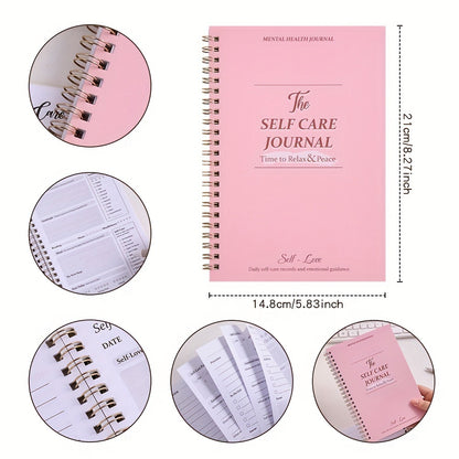 A5 Self-Care Diary Planner with Prompts