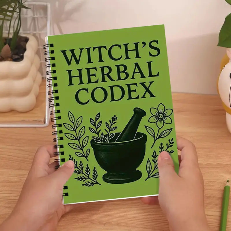 A5 Spiral Herbal Notebook
