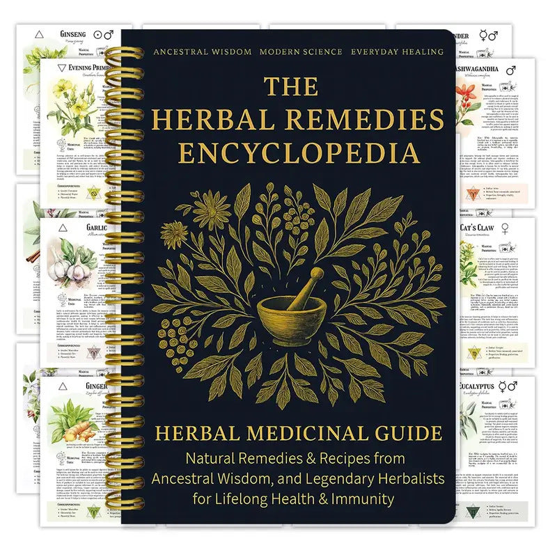 A5 Spiral Herbal Notebook