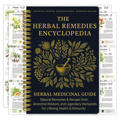 A5 Spiral Herbal Notebook